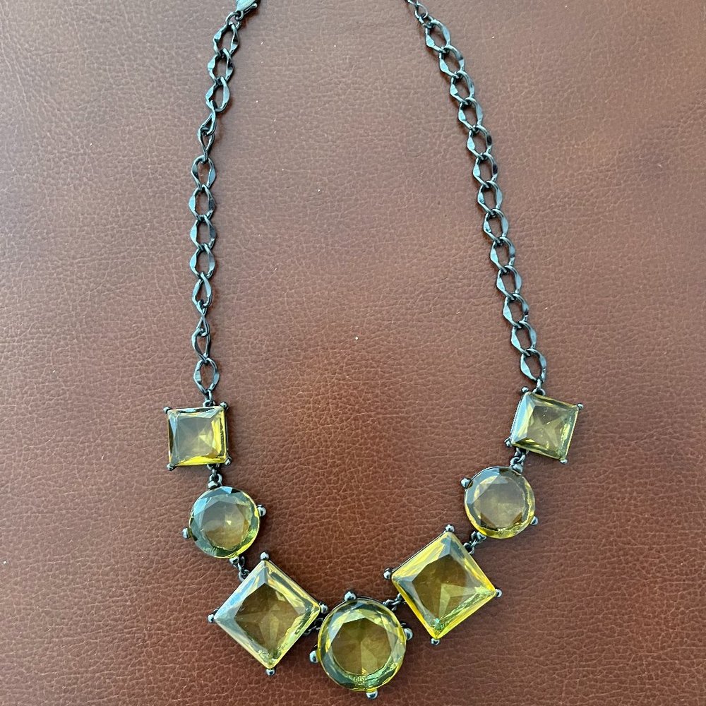 Loft, Geo Stones Statement Necklace